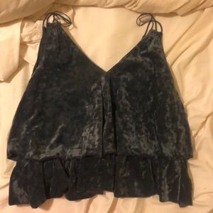 Aerie Crushed Velvet Tank Top